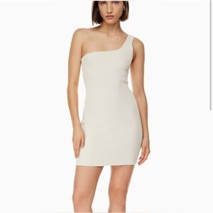 NWT Aritzia Sculpt Knit One-shoulder Dress Size S